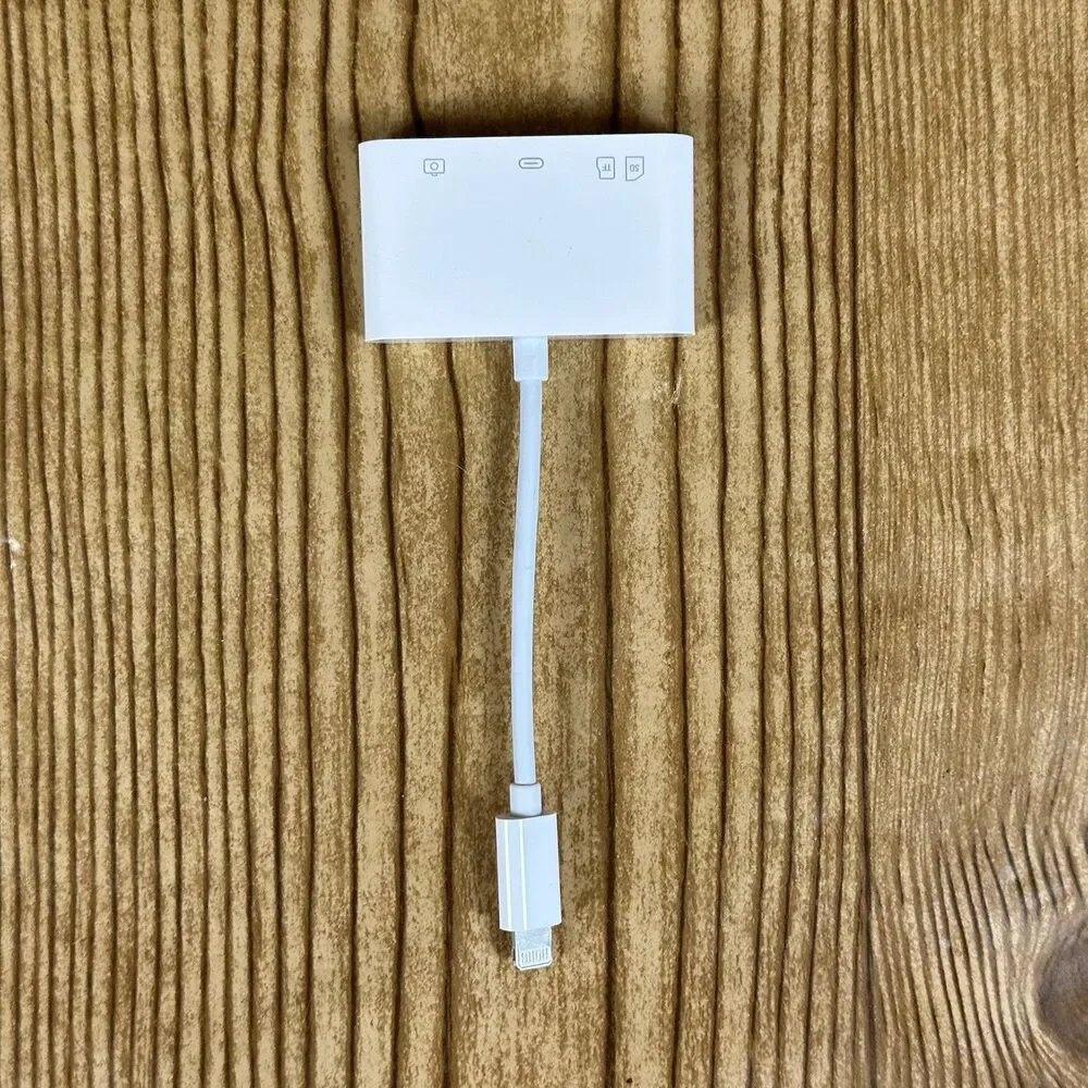 2 in 1 8-PIN to USB 3.0‎ OTG Adapter for iPhone Connect USB Flash Drive, Camera